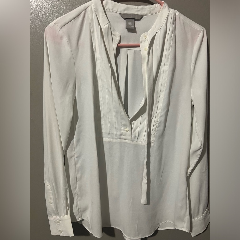 X small H&M long sleeve cream color